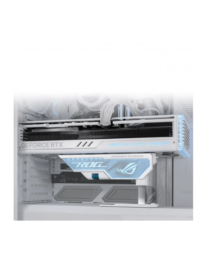 asus Wspornik do karty graficznej XH01 ROG GFX CARD HOLD-ER Biały główny