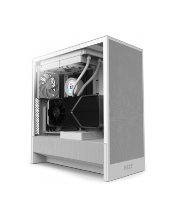 Obudowa NZXT H5 Flow (2024) Midi Tower z oknem Biała