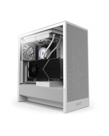 Obudowa NZXT H5 Flow (2024) Midi Tower z oknem Biała