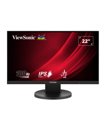 viewsonic europe Monitor ViewSonic 21,5'' VG2208A Ergonomic Monitor IPS FHD 100Hz HDMI DP HUB USB głośniki