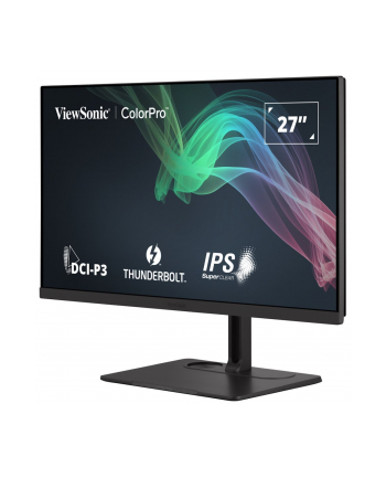 viewsonic europe Monitor ViewSonic 27'' VP2776T-4K ColorPro IPS 4K UHD 60Hz 2xHDMI DP HUB USB 2xThunderbolt RJ-45 głośniki