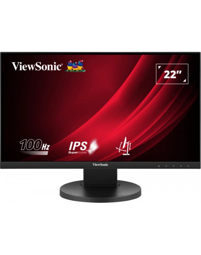 viewsonic europe Monitor ViewSonic 21,5'' VG2208A-HD Ergonomic Monitor IPS FHD 100Hz HDMI DP VGA główny