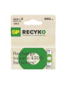 Akumulatorki AAA/R03 GP ReCyko Ni-MH 650mAh - 2 sztuki - nr 1