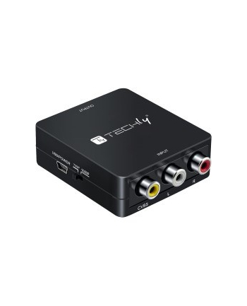 Konwerter Techly AV Composite video i audio 3x RCA na HDMI 1080p