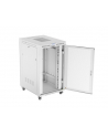 Szafa instalacyjna Rack stojąca 19'' 27U 800x1000 Drzwi Perforowane szara Lanberg (flat pack) LCD - nr 5