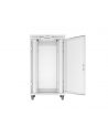 Szafa instalacyjna Rack stojąca 19'' 27U 800x1000 Drzwi Perforowane szara Lanberg (flat pack) LCD - nr 7