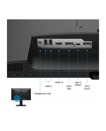 BENQ BL2786TC 27inch IPS FHD 250cd/m2 5ms HDMIx2 DP USB-C PD65W Daisy Chain Speakers Pivot nr 1