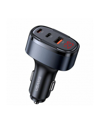 Ładowarka samochodowa Usams C42 100W USB-A + 2xUSB-C PD Fast Charge