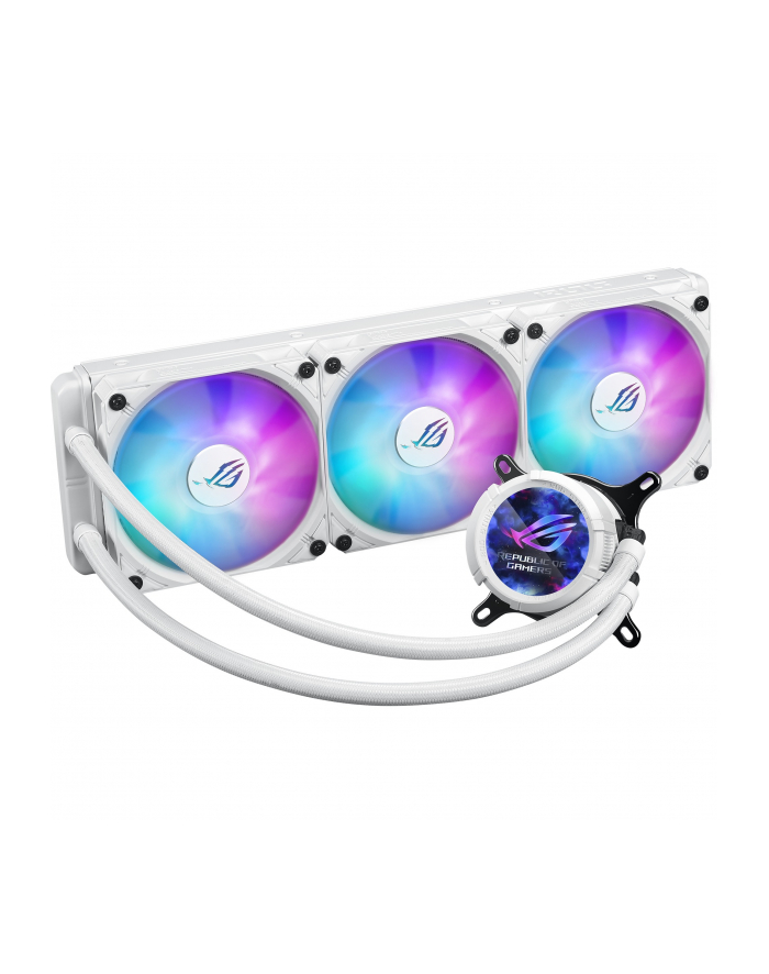 asus System chłodzenia ROG Strix LC III 360LCD WHT 3x120mm/ARGB/Biały główny