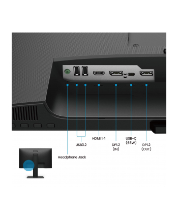 BENQ BL2786TC 27inch IPS FHD 250cd/m2 5ms HDMIx2 DP USB-C PD65W Daisy Chain Speakers Pivot nr 1