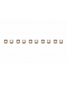 DIGITUS Color clips for Patch cable - Brown - nr 3