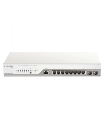 D-LINK Nuclias Cloud Switch Smart+ L2 with 1year Free License 8 Gigabit PoE/PoE+ ' 2 SFP ports PoE budget 130