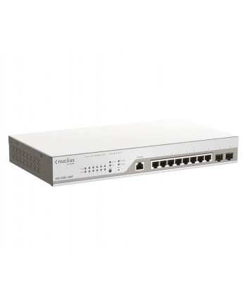 D-LINK Nuclias Cloud Switch Smart+ L2 with 1year Free License 8 Gigabit PoE/PoE+ ' 2 SFP ports PoE budget 130