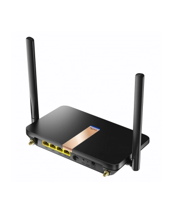Cudy LT500D router bezprzewodowy Fast Ethernet Dual-band (24 GHz/5 GHz) 4G Czarny