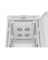 Szafa instalacyjna Rack stojąca 19'' 27U 600x800 szara drzwi perforowane LCD Lanberg (flat pack) - nr 10