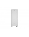 Szafa instalacyjna Rack stojąca 19'' 42U 600x800 szara drzwi perforowane LCD Lanberg (flat pack) - nr 9