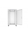 Szafa instalacyjna Rack stojąca 19'' 27U 800x1000 Drzwi Perforowane szara Lanberg (flat pack) LCD - nr 6