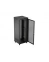 Szafa instalacyjna Rack stojąca 19'' 42U 800x800 Drzwi perforowane czarna Lanberg LCD (flat pack) - nr 10