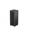 Szafa instalacyjna Rack stojąca 19'' 42U 800x800 Drzwi perforowane czarna Lanberg LCD (flat pack) - nr 7