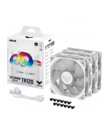 asus Wentylator obudowy TUF Gaming TR120 ARGB 3in1/LED/2000RPM/Biały nr 2