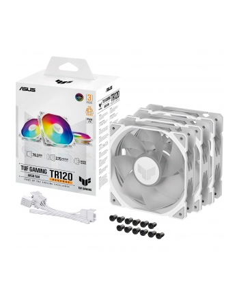 asus Wentylator TUF Gaming TR120 ARGB REVERSE 3in1/LED/2000rpm/29dB/Biały nr 2