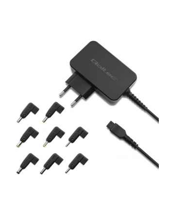 Zasilacz sieciowy Qoltec uniwersalny do laptopa 30W | 8 wtyczek nr 1