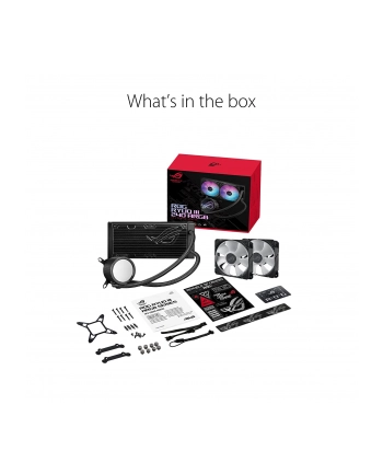 asus System chłodzenia ROG Ryuo III 240 LCD/2x120mm/ARGB/Czarny nr 1