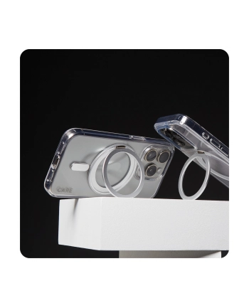 CARE by PanzerGlass Feature Case Transparent w. Silver Kickstand 'amp; MagSafe iPhone 16 Pro Max nr 1