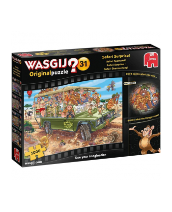 Jumbo Wasgij Original 31 Puzzle Niespodzianka Na Safari 1000El.