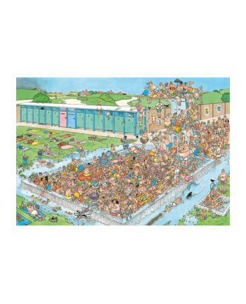 Jumbo Puzzle Tłumy na basenie 2000el.