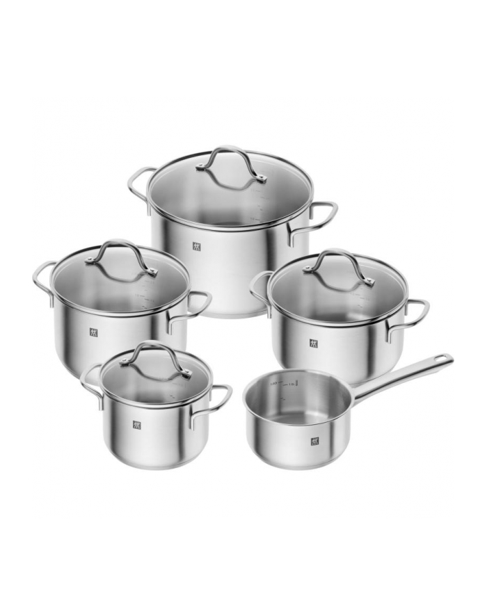 Zwilling Zestaw Garnków Stalowych X5 Pokrywa X4 główny