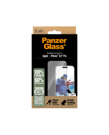 PanzerGlass Screen Pczerwonyector iPhone 16 Pro Max | Ultra-Wide Fit