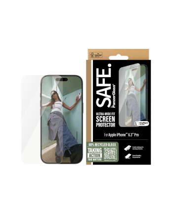 SAFE. by PanzerGlass Screen Pczerwonyector iPhone 16 Pro | Ultra-Wide Fit