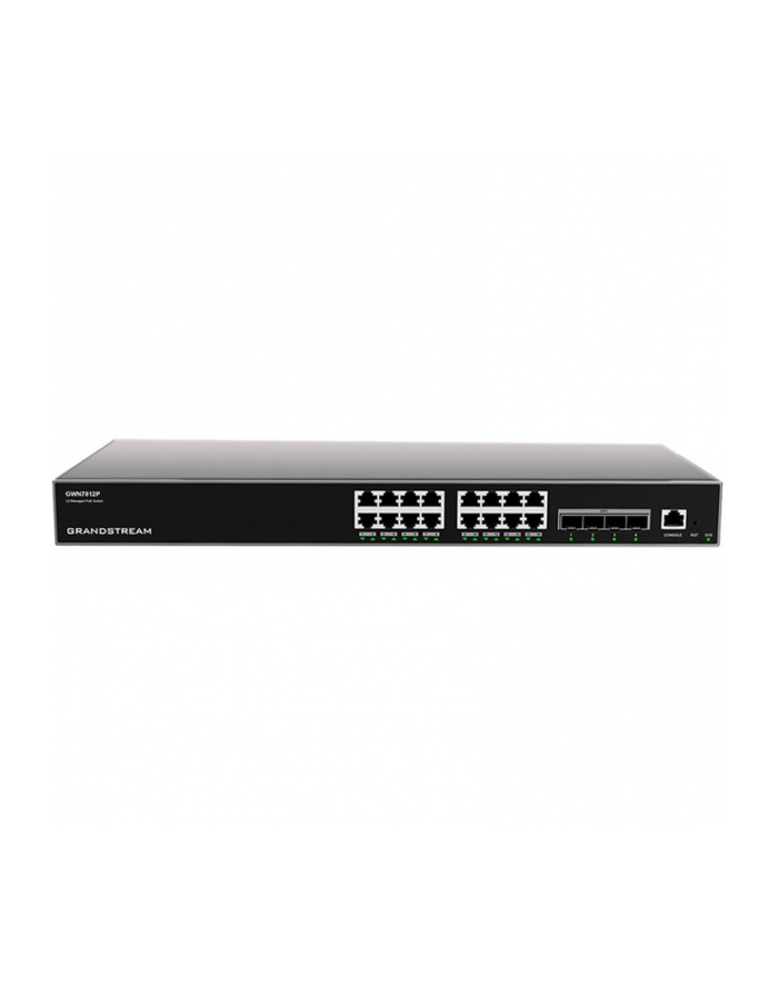 Grandstream GWN 7812P POE 16GE 4SFP+ zarządzalny switch L3 główny