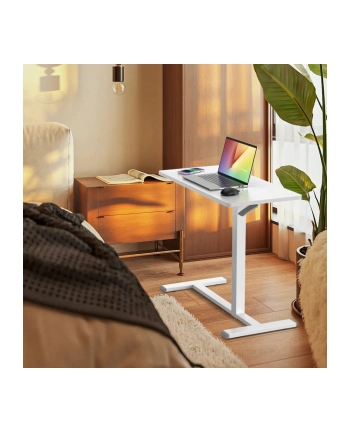 techly Biurko/stolik do laptopa regulowane białe nr 2