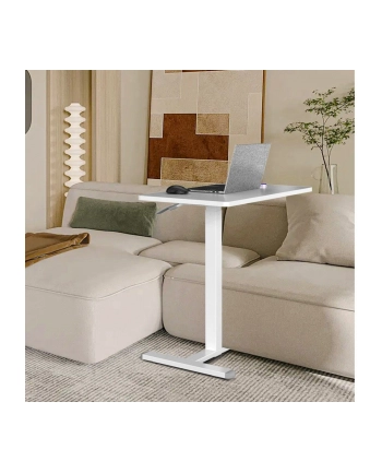 techly Biurko/stolik do laptopa regulowane białe nr 1