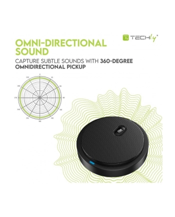 techly Mikrofon konferencyjny dookólny USB 2.0 z wyciszeniem nr 1