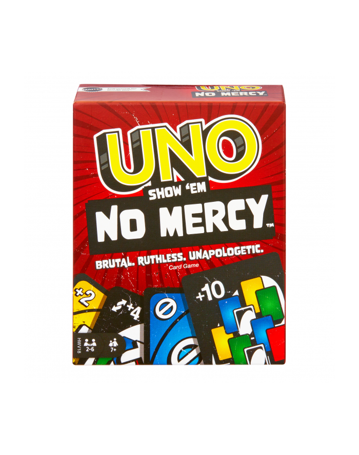 mattel UNO gra No Mercy Bez litości HWV18 /5 główny