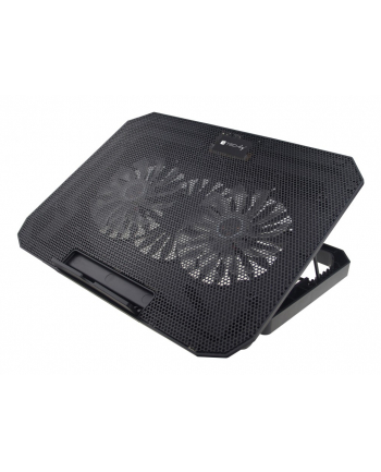 techly Podstawka chłodząca do laptopa do 17 cali podświetlana