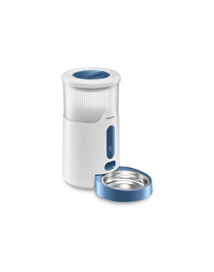 Panasonic CP-JNF01CW inteligentny podajnik karmy dla zwierząt (2,8l, sterowanie w aplikacji mobilnej, podwójne zasilanie, karma o średnicy do 12mm) główny