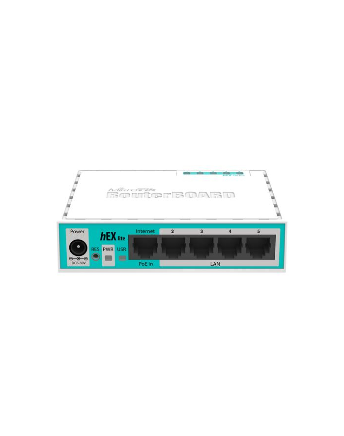 MIKROTIK MIKROTIK HEX LITE ROUTER RB750R2 5X RJ45 100MB  4752224000378 główny