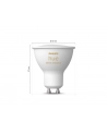 PHILIPS HUE White ambiance GU10 4,2W 2szt. (929003666702) - nr 3
