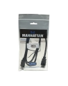 Manhattan Kabel monitorowy HDMI/HDMI 1.4 Ethernet 1m czarny niklowane złącza - nr 10