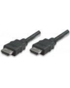 Manhattan Kabel monitorowy HDMI/HDMI 1.4 Ethernet 1m czarny niklowane złącza - nr 23