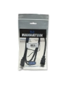 Manhattan Kabel monitorowy HDMI/HDMI 1.4 Ethernet 1m czarny niklowane złącza - nr 6