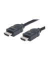 Manhattan Kabel monitorowy HDMI/HDMI 1.4 Ethernet 1m czarny niklowane złącza - nr 7
