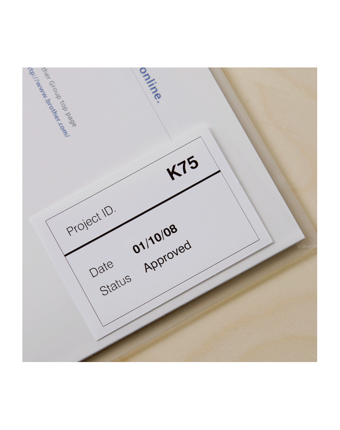 Taśma Brother Film White Film tape 62mm główny