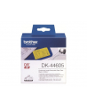 Taśma Brother Removable Yellow Paper Tape 62mm x 30.48m - nr 15