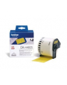 Taśma Brother Removable Yellow Paper Tape 62mm x 30.48m - nr 3