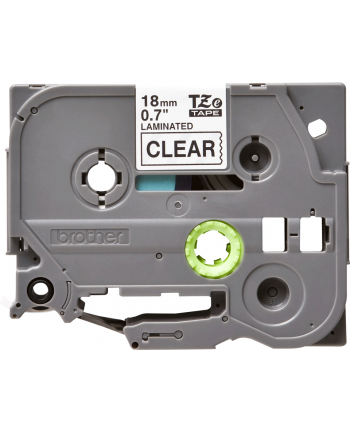 Taśma Brother 18mm BLACK  ON CLEAR nr 1